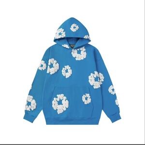 Blue Graphic Hoodie